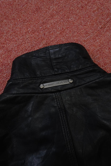 90s TOMMY HILIGER leather jacket