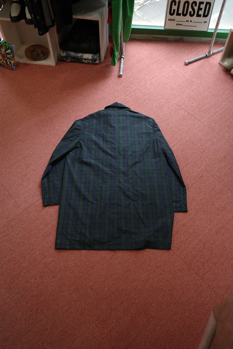 90s A BATHING APE blackwatch nylon coat