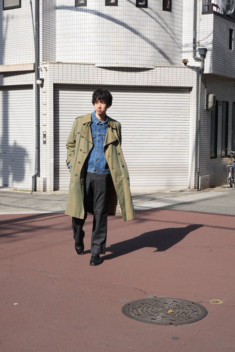 80s Burberrys’ 玉虫 trench coat