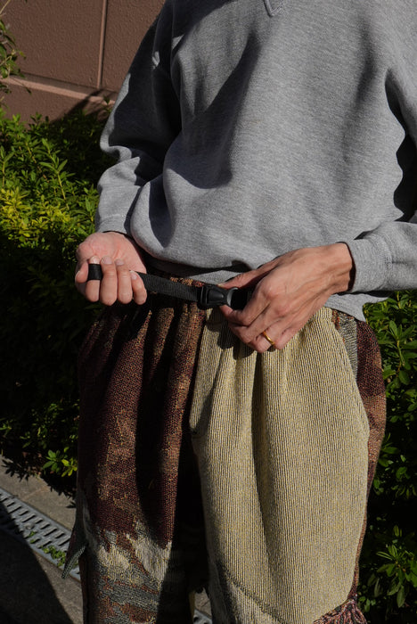 remake jaquard cargo pants