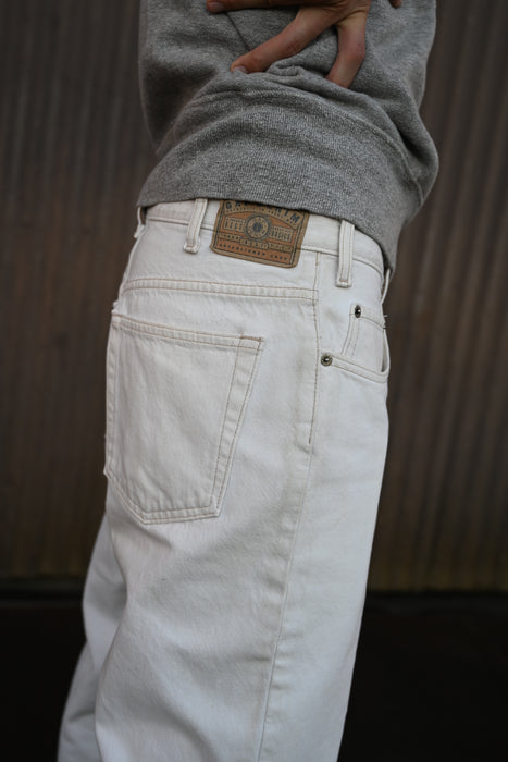 90s GAP LOOSE white denim