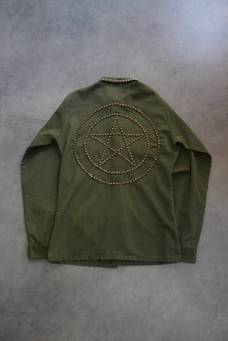 80s U.S.ARMY studs custom shirt jacket