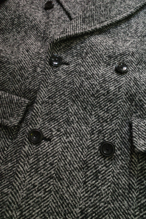 EMPORIO ARMANI virgin wool×alpaca coat