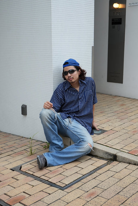 70s Richman BROTHERS polka dot shirts