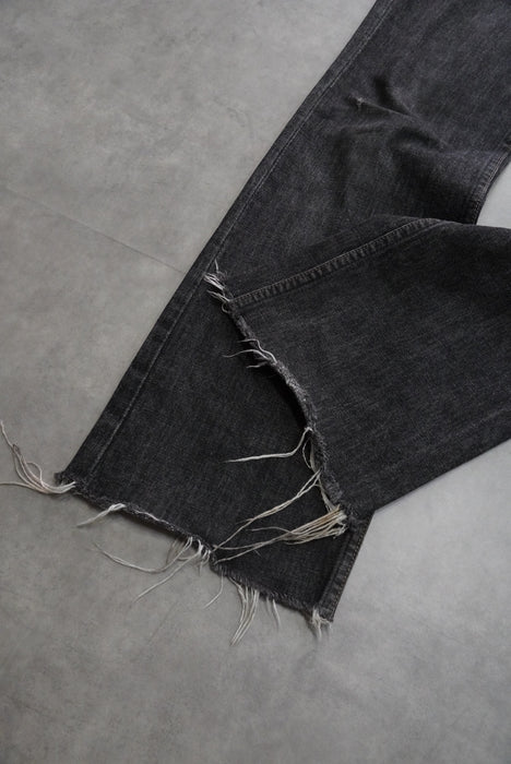 00s Levi's 517 Black Yarn-dyed