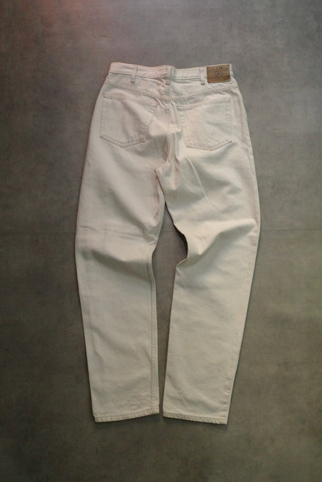 90s GAP LOOSE white denim