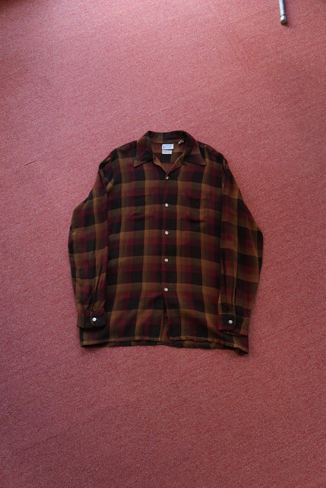 70s TOWN CRAFT rayon shirts