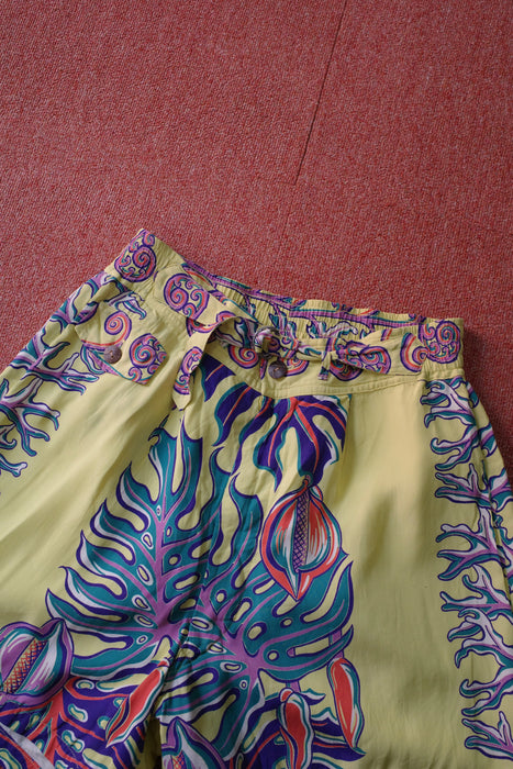 50s KAMEHAMEHA rayon beach shorts