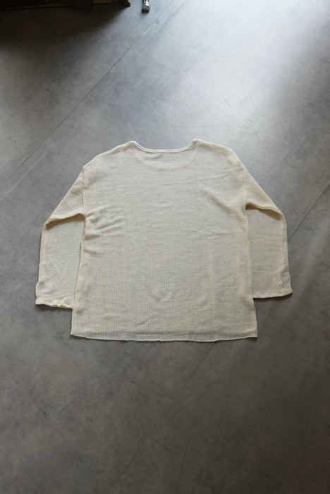 HAPPYEND mesh tee white