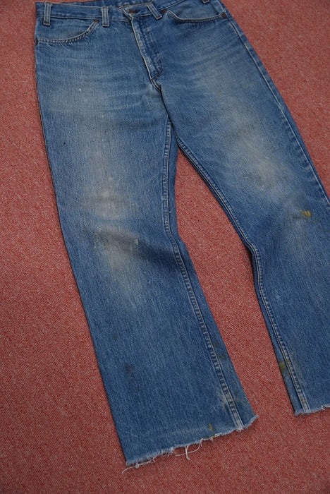 80s Levi's 646 flare denim