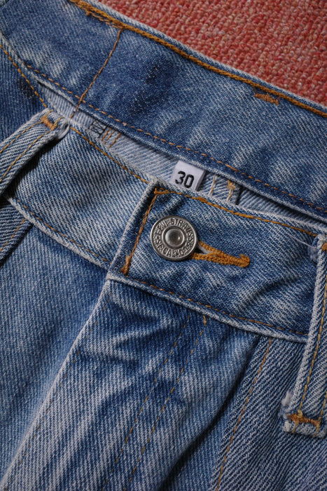 remake Levi's patchwork denim shorts