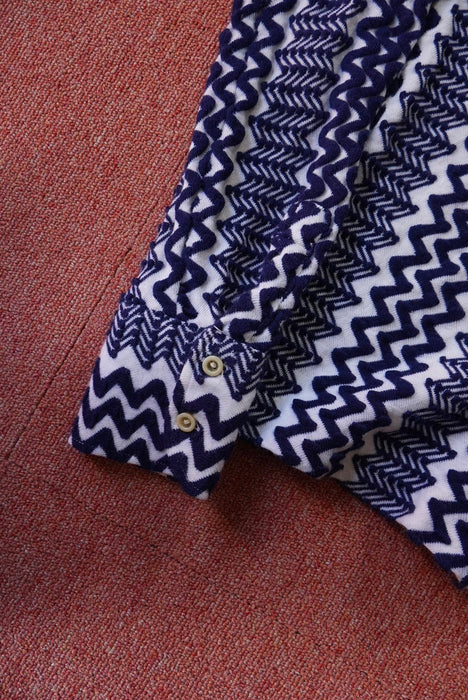 70s ENRICO CAPPUCCI knit beach shirt