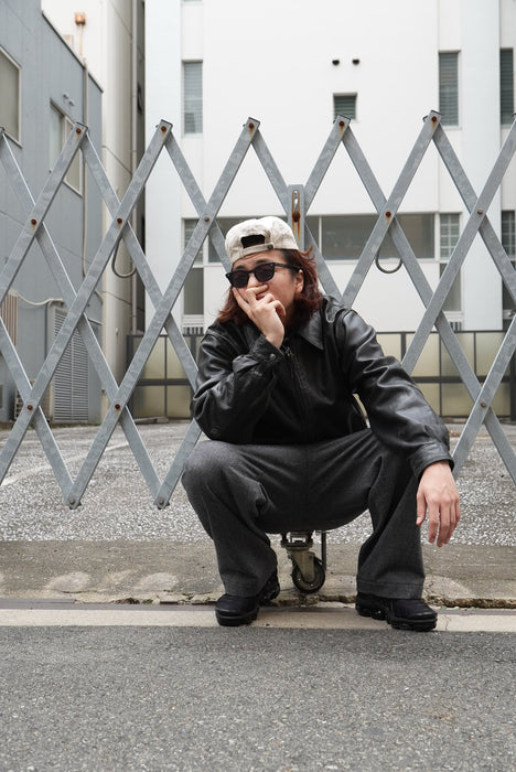 90s TOMMY HILIGER leather jacket