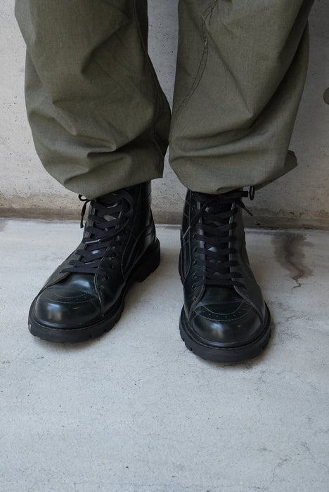 VANS glass leather SK8-HI "commando sole"