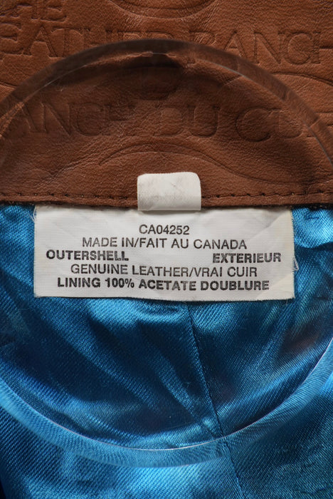 80s THE LEATHER RANCH DU CAIR leather custom denim