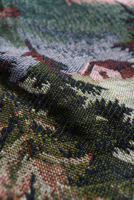 remake jaquard cargo shorts