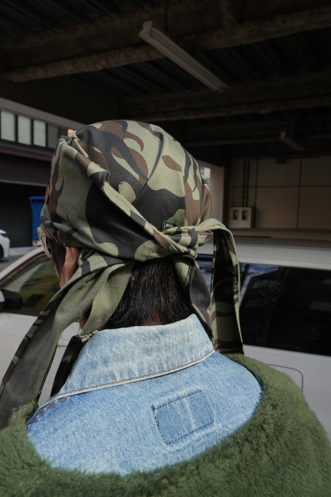 NAM HEAD APRON FIRE CAMO KHAKI