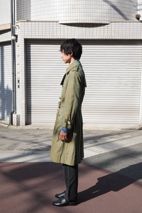 80s Burberrys’ 玉虫 trench coat