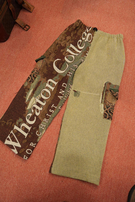 remake jaquard cargo pants