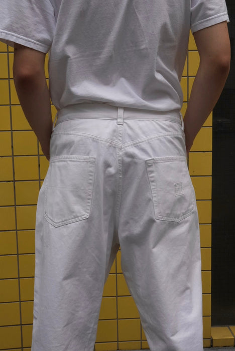 90s POLO SPORTSMAN white denim