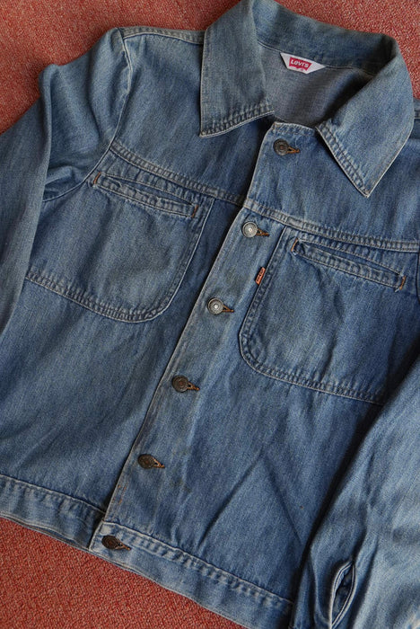 70s Levi's chambray shirt jacket