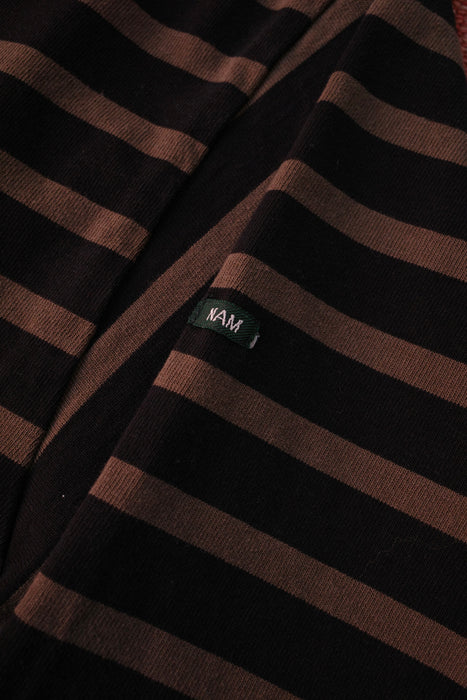 NAM Banana Basque Shirts BLACK/BROWN size1