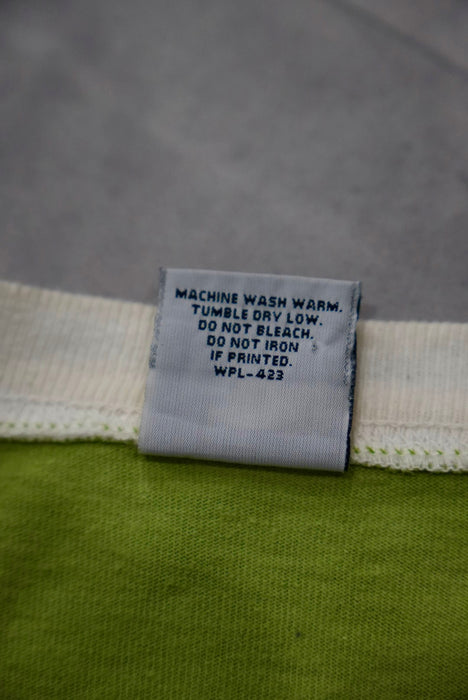 90s silverTab ringer tee