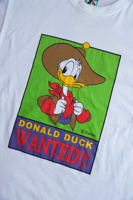 00s Disney DONALD DUCK WANTED!! tee