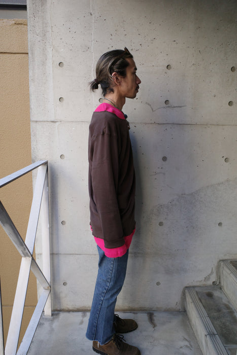 NAM Banana Ensemble Tee Brown/Pink size1