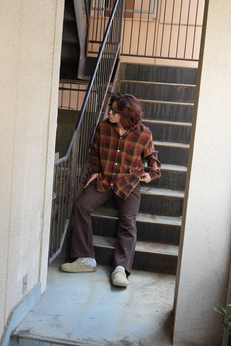 70s TOWN CRAFT rayon shirts