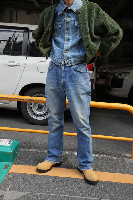 80s Levi's 646 flare denim