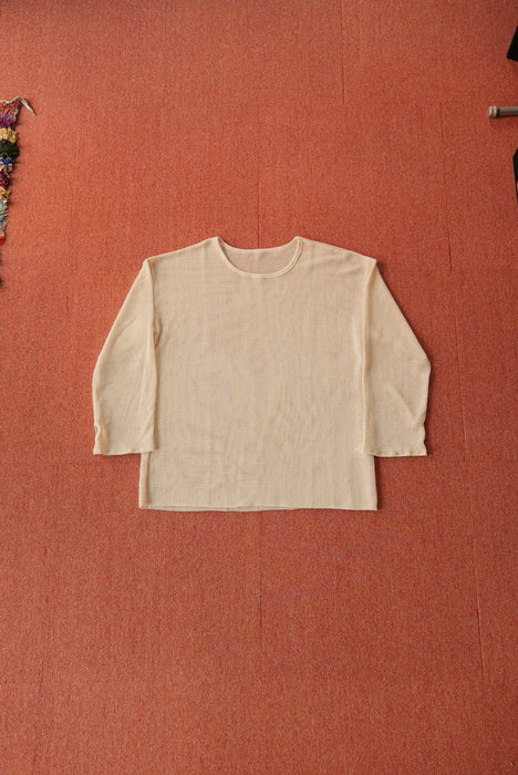 HAPPYEND mesh tee white