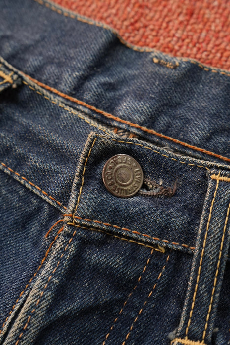 60s Hand Made by Denim Evalution leather 501 "E"