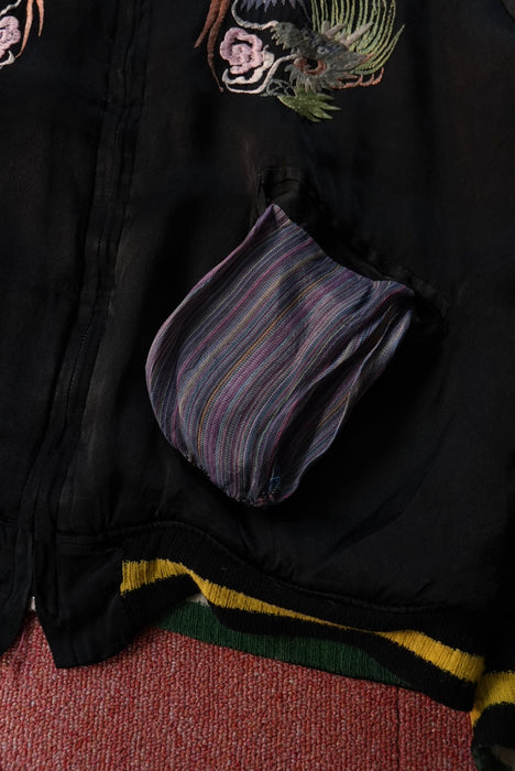 50s satin souvenir jacket