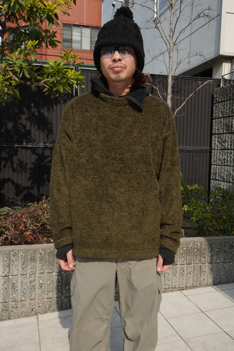 90s EMS mock neck boa fleece