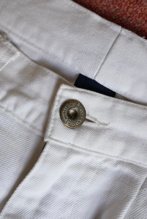 90s POLO SPORTSMAN white denim