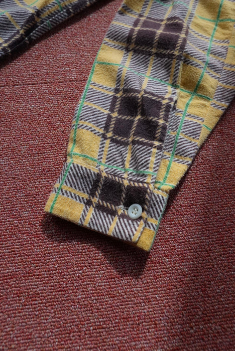 4.50s SEDGWICK print flannel shirt