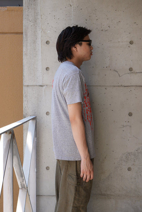 90s 中国長城 hand stitch tee