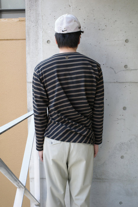 NAM Banana Basque Shirts BLACK/BROWN size1