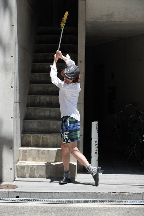 remake jaquard shorts