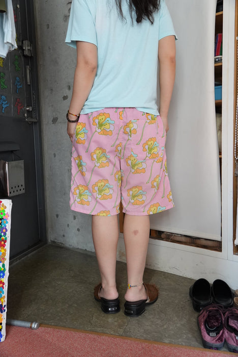 70s PeterMax fabric easy shorts