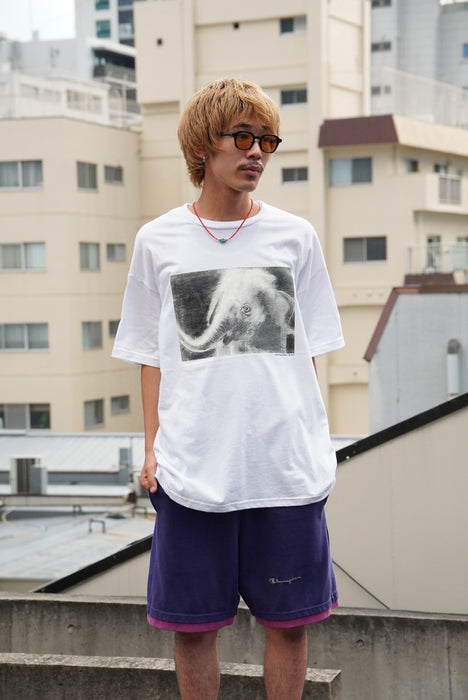 432 象の叫びtee white M