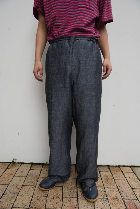 C.M.P.Y 24YR BLUE Linen×Banboo 34inch