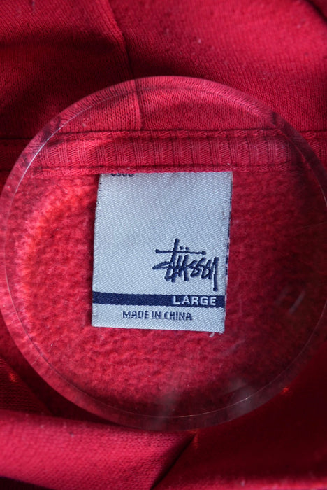 STUSSY world logo hoodie