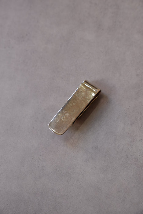 handmade brass money clip "silver"