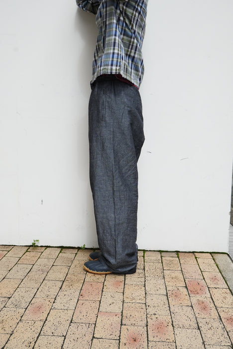 C.M.P.Y 24YR BLUE Linen×Banboo 32inch