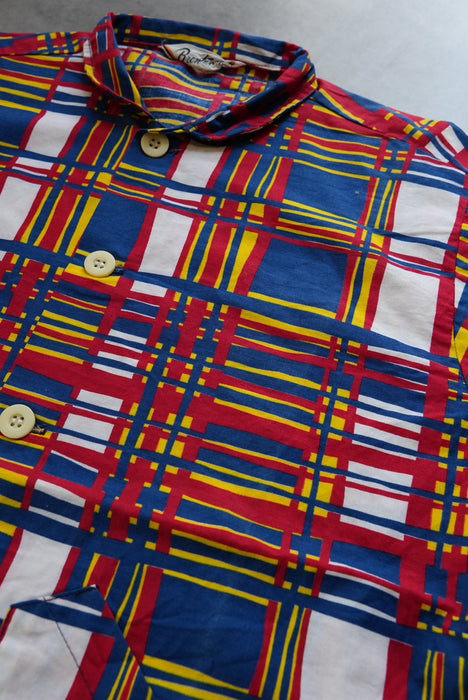 6.70s Brentwood Sportswear check roundcollar shirts