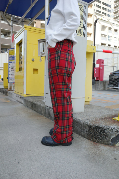70s Tailor's Bench tartan check slacks