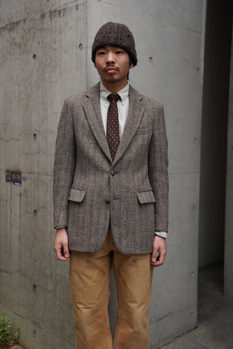 80s Harris Tweed tailored