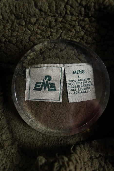 90s EMS mock neck boa fleece